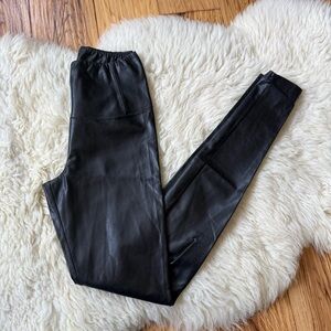 Wilfred Daria Black Faux Leather Pants XS